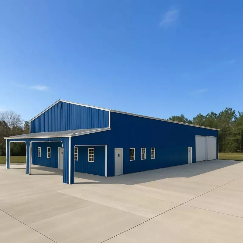 40' x 80' x 16' Barndominium Shell, Commercial Gar