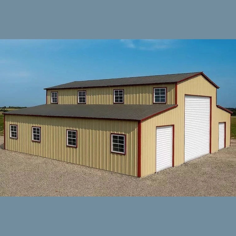 42' x 35' x 14'/8' Step Down Barn