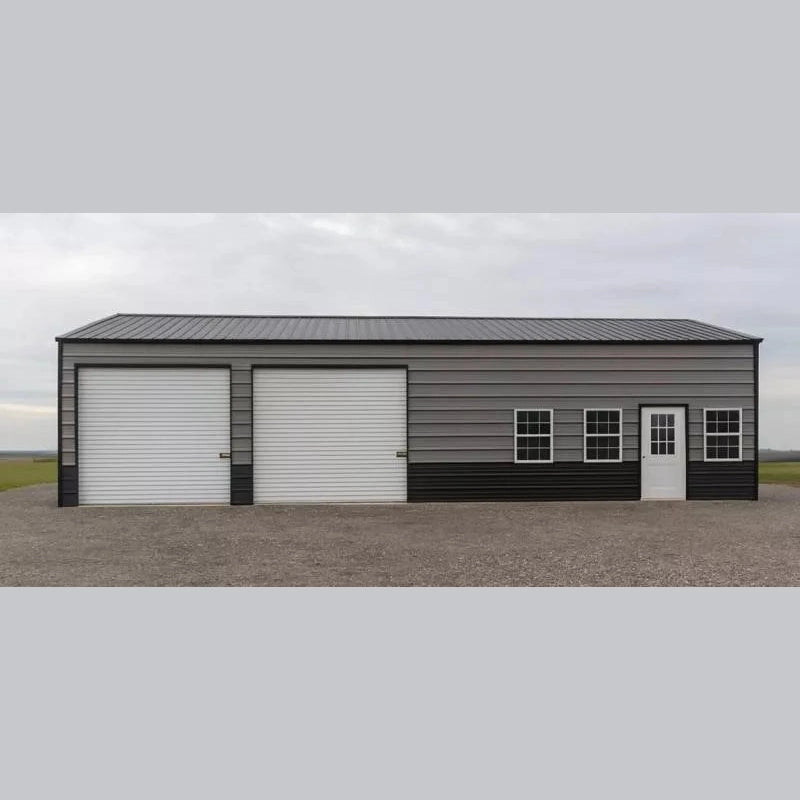 24'x50'x12' Combo Residence Workshop Two Car Garage