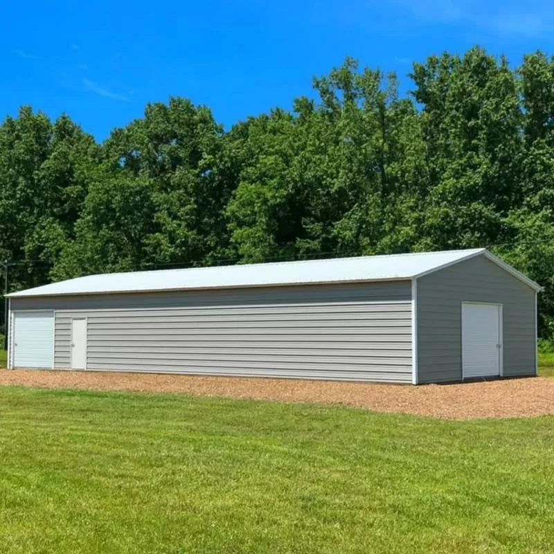 30' x 80' x 10' Vertical Roof Metal Building