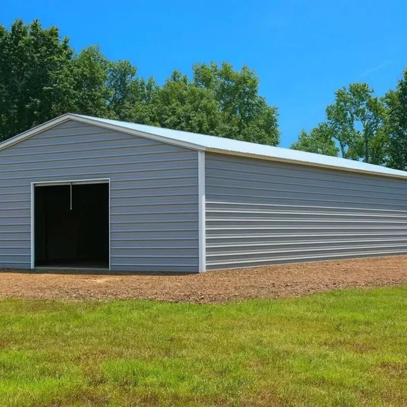 30' x 80' x 10' Vertical Roof Metal Building