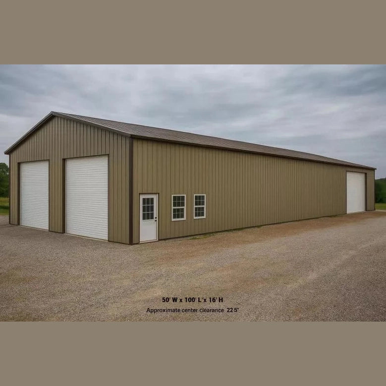 50' x 100' x 16' Commercial Warehouse