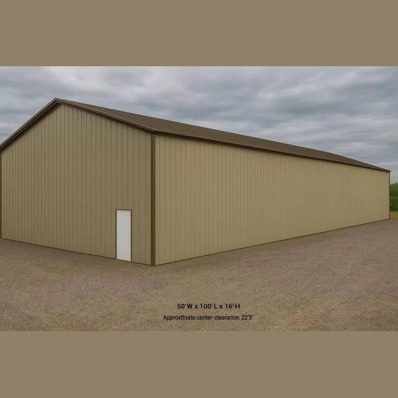 50' x 100' x 16' Commercial Warehouse