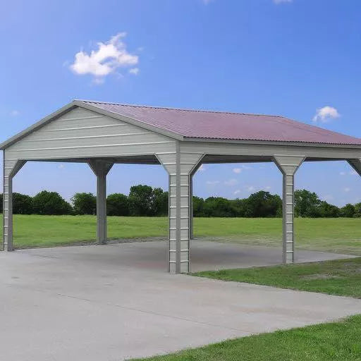 20' x 20' x 8' Pavilion Style Cover Carport