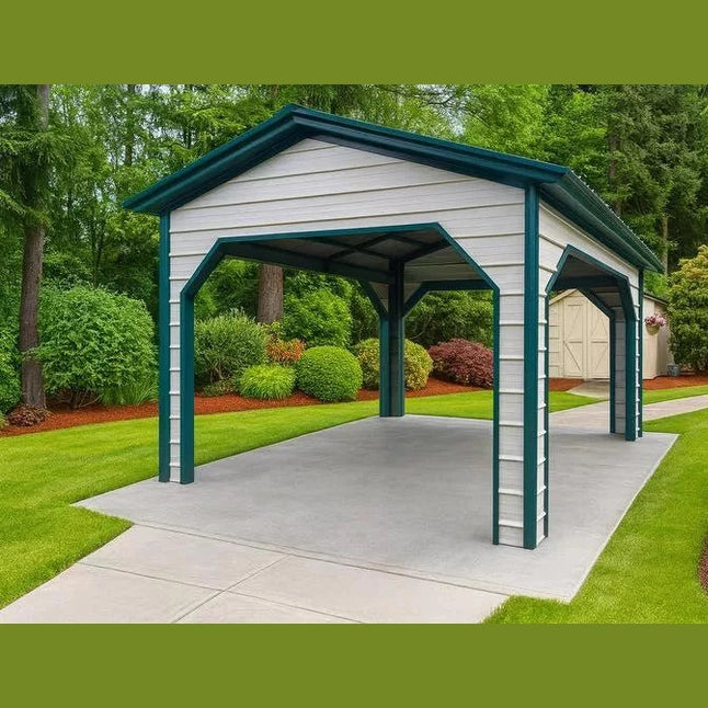 12' x 20' x 8' Pavilion Style Cover Carport