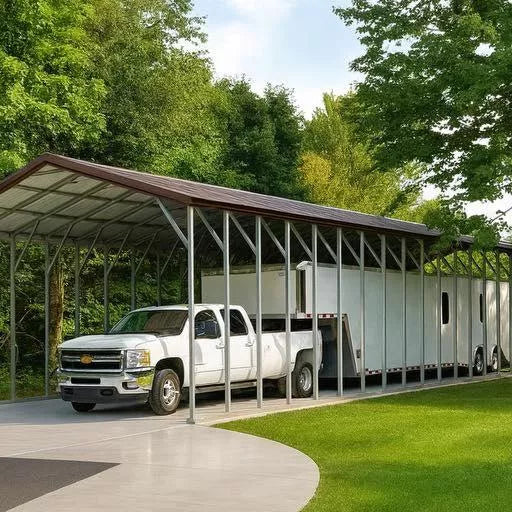 18' x 70' x 10' Truck & Trailer or RV Cover Carport