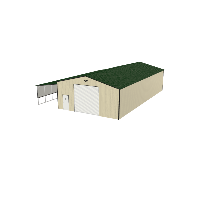 42' x 60' x 12'/9' Workshop