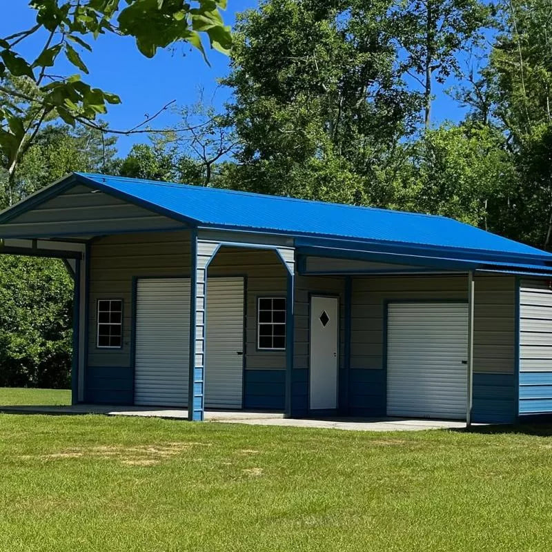 28' x 30' x 10'/7' Workshop Garage