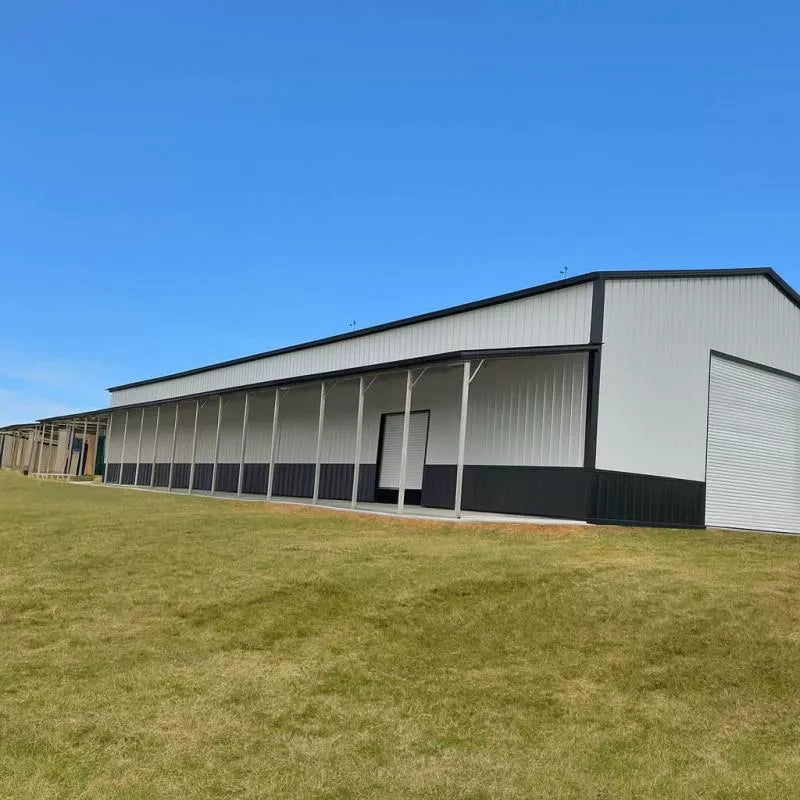 30' x 80' x 14' Barndominium with Side & Front Wra