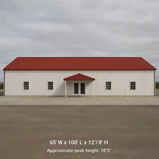 50' x 100' x 12' Church Building 5000'