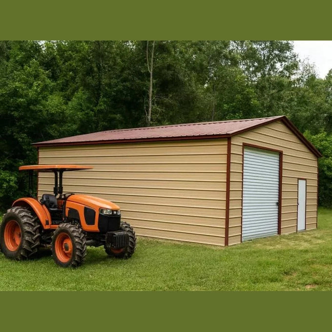 30' x  30' x 9' Vertical Roof Garage Workshop
