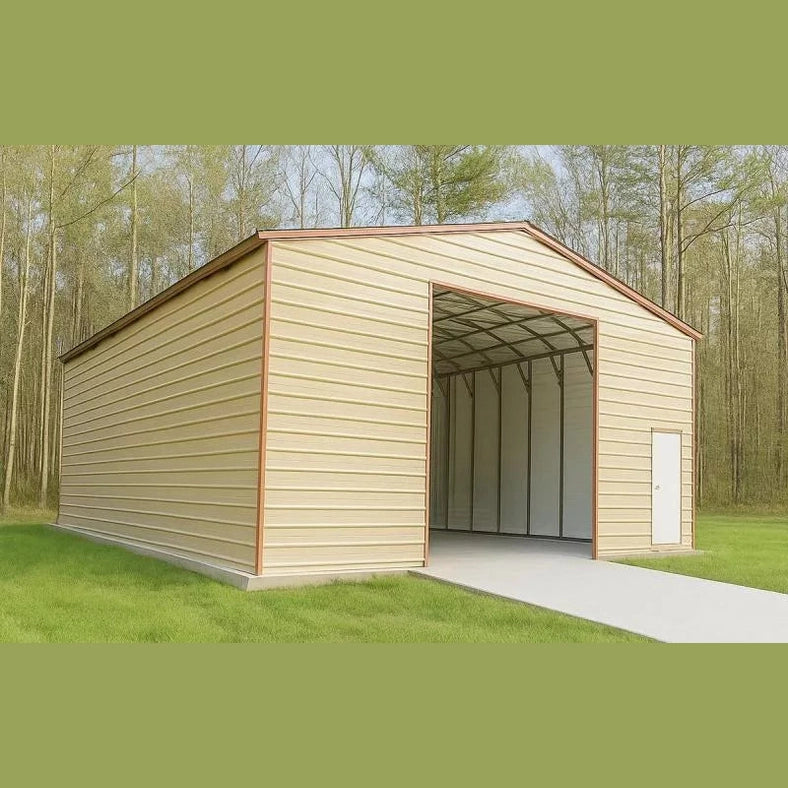 30' x  30' x 9' Vertical Roof Garage Workshop