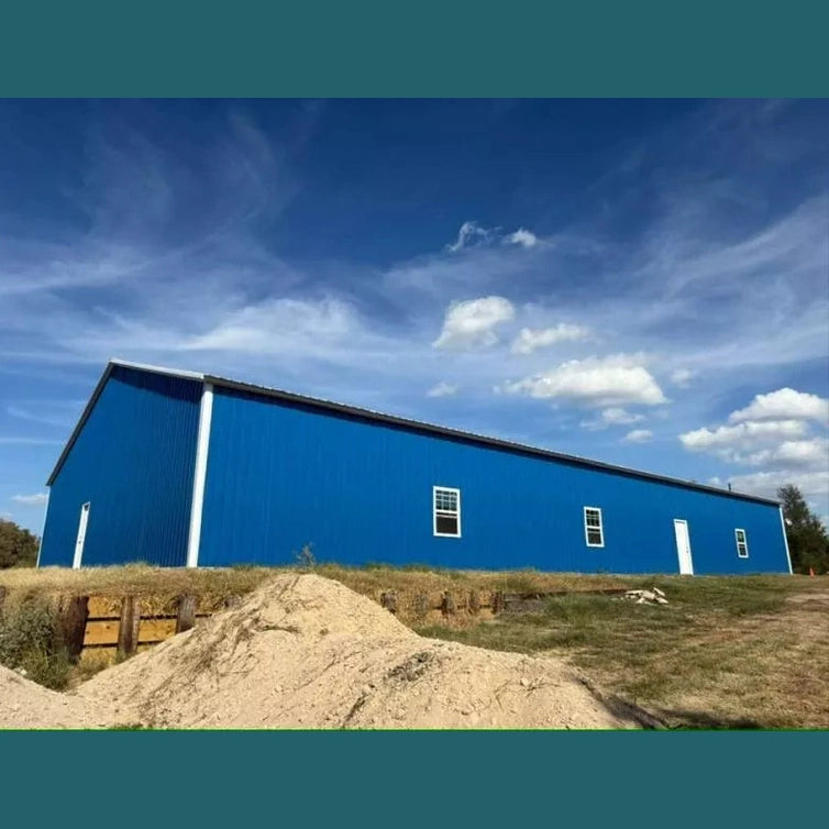 60' x 100' x 12' Insulated Church Building Shell