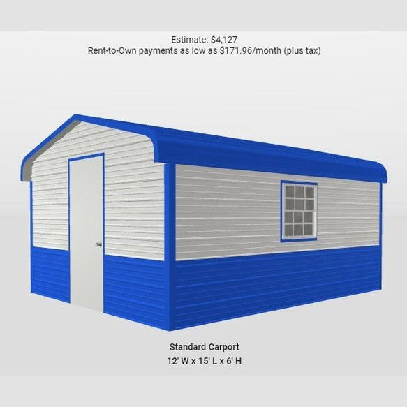 12' x 15' x 6' Well House - She Shed - Storage