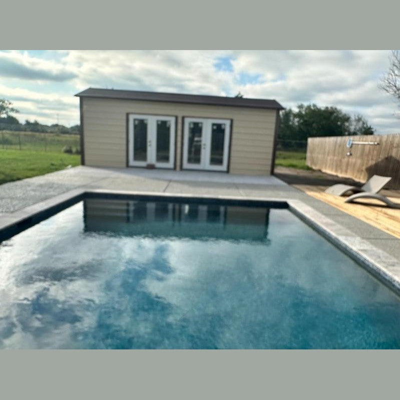 12' x 25' x 8' Pool House, She-Shed or Workshop