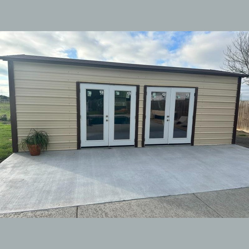 12' x 25' x 8' Pool House, She-Shed or Workshop