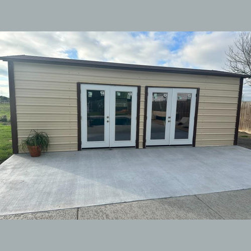 12' x 25' x 8' Pool House, She-Shed or Workshop