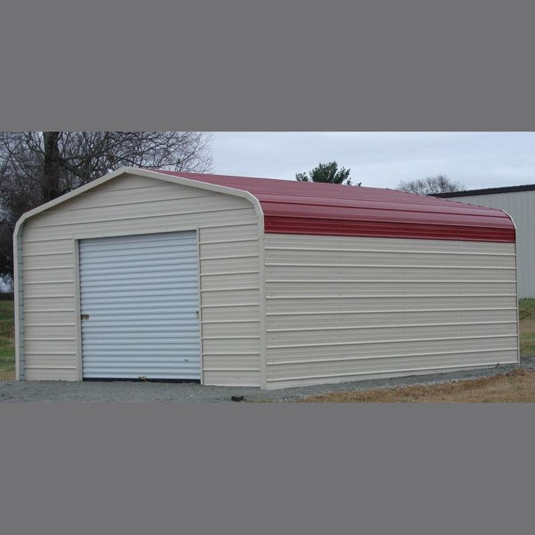 18' x 20' x 8' Regular Roof Garage Workshop