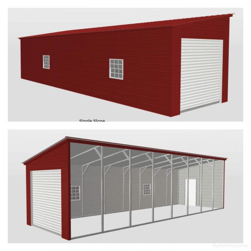 12' x 40' Lean To Addition