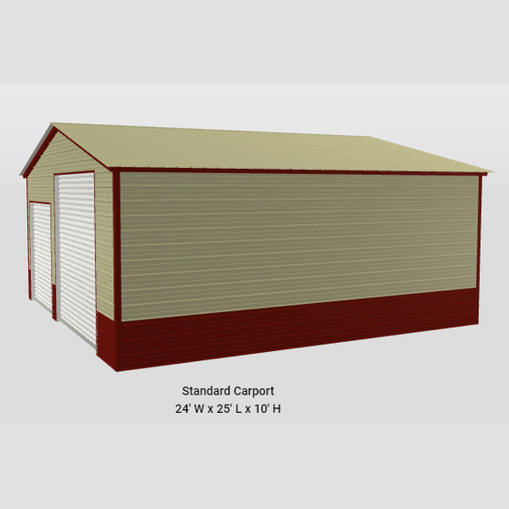 24'x25'x10' Workshop Garage