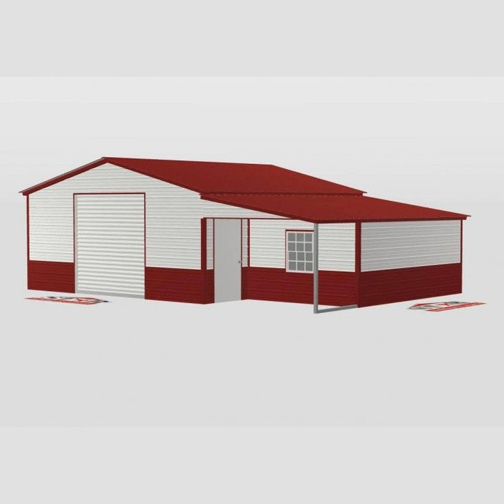30' x 20' x 8'/6' Garage Storage Combo
