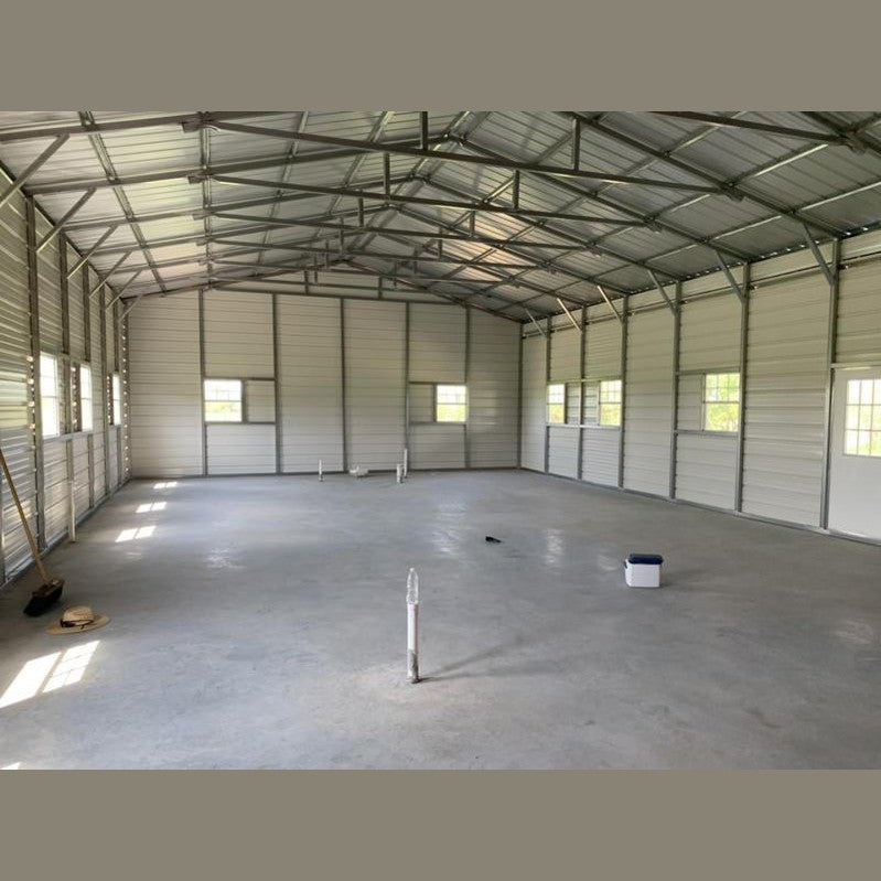 40' x 70' x 12'/9' Barndominium Shell