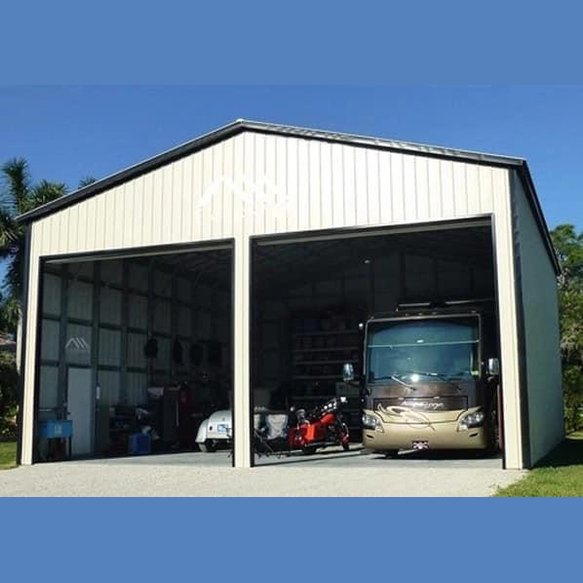 32'x40'x16' Double RV Garage Equipment Garage
