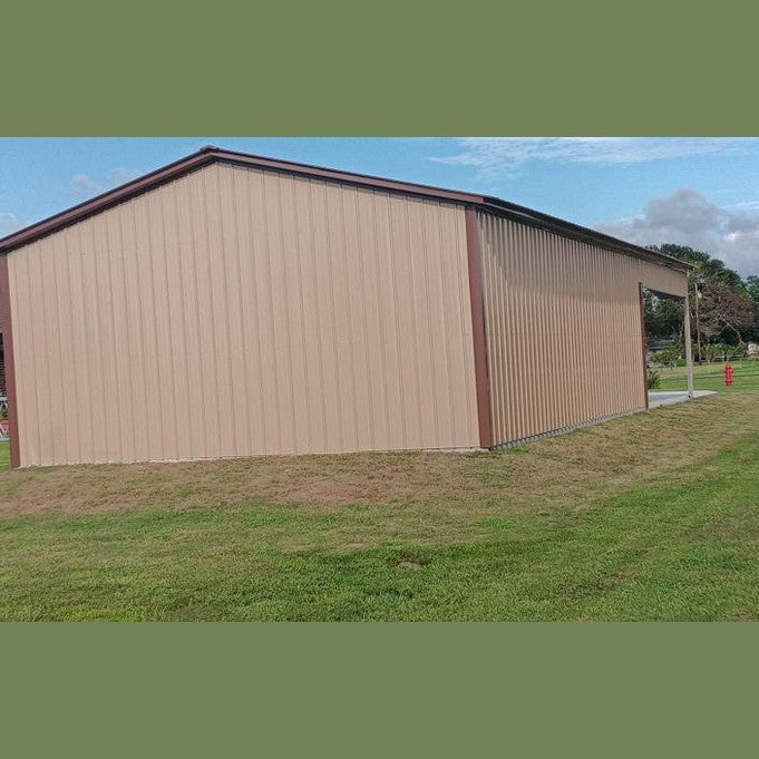 24' x 55' x 10' Combo Utility Garage Carport
