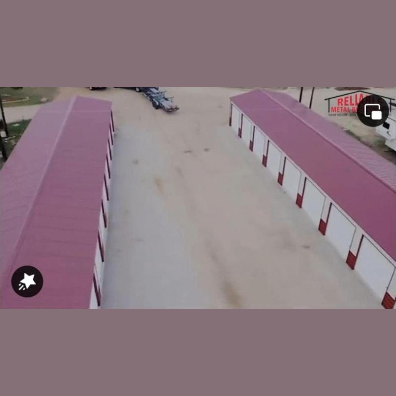 20' x 100' x 9' Ten Unit Storage Building