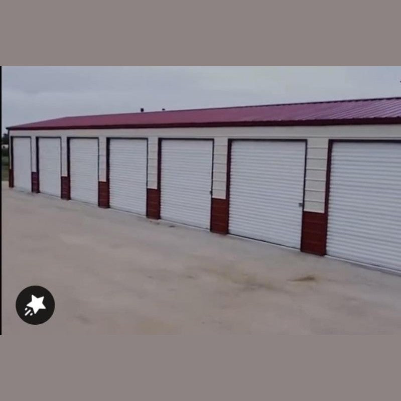 20' x 100' x 9' Ten Unit Storage Building