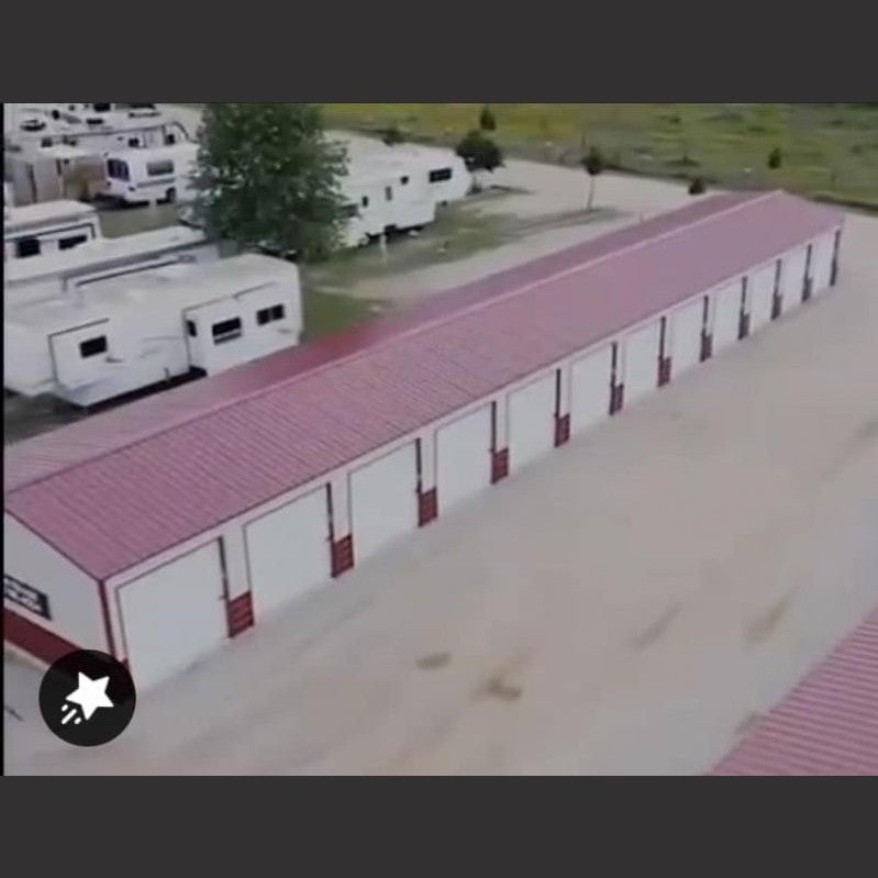 20' x 100' x 9' Ten Unit Storage Building