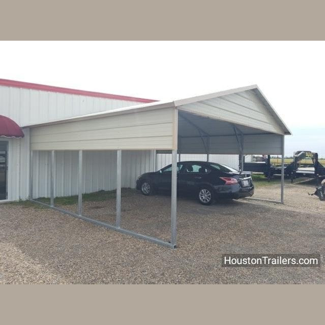 20' x 20' x 8' A-Frame Style 2 Car Carport
