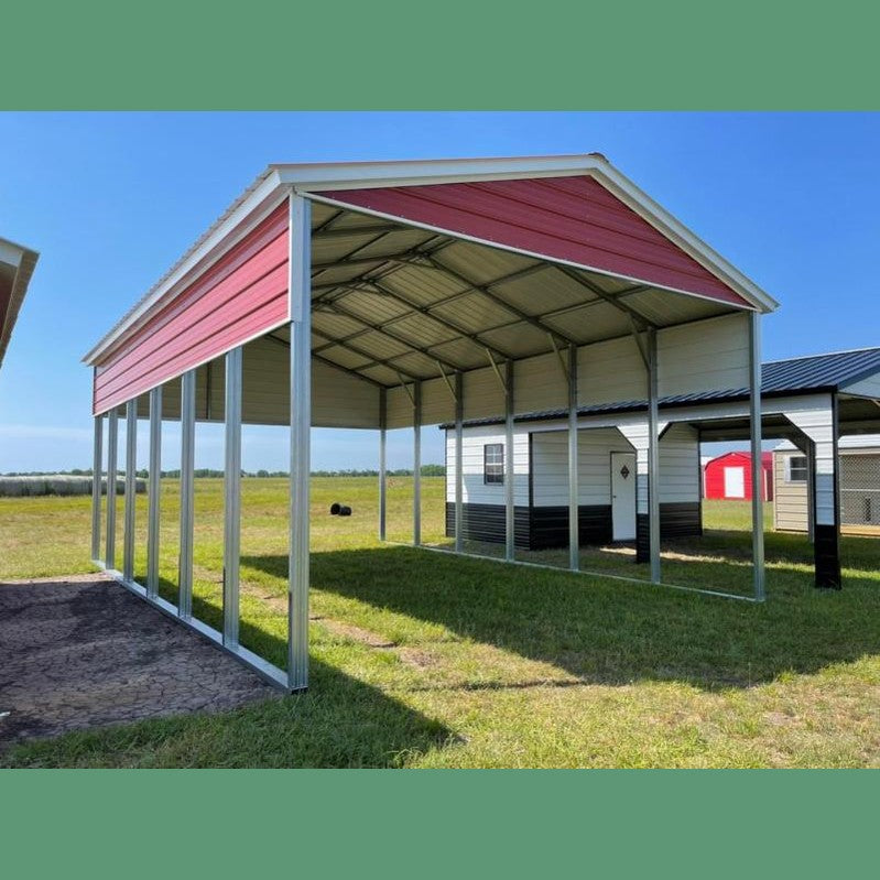 20' x 30' x 12' Double-Leg RV / Boat Cover Carport