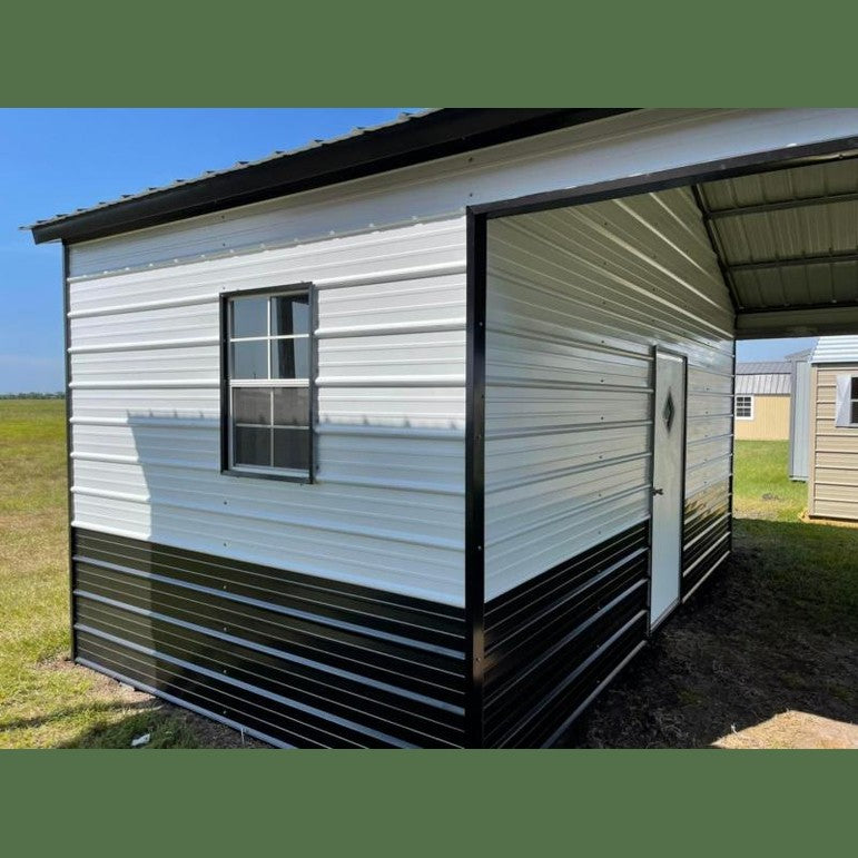 20' x 30' x 9" Vertical Roof Utility Combo Garage Carport