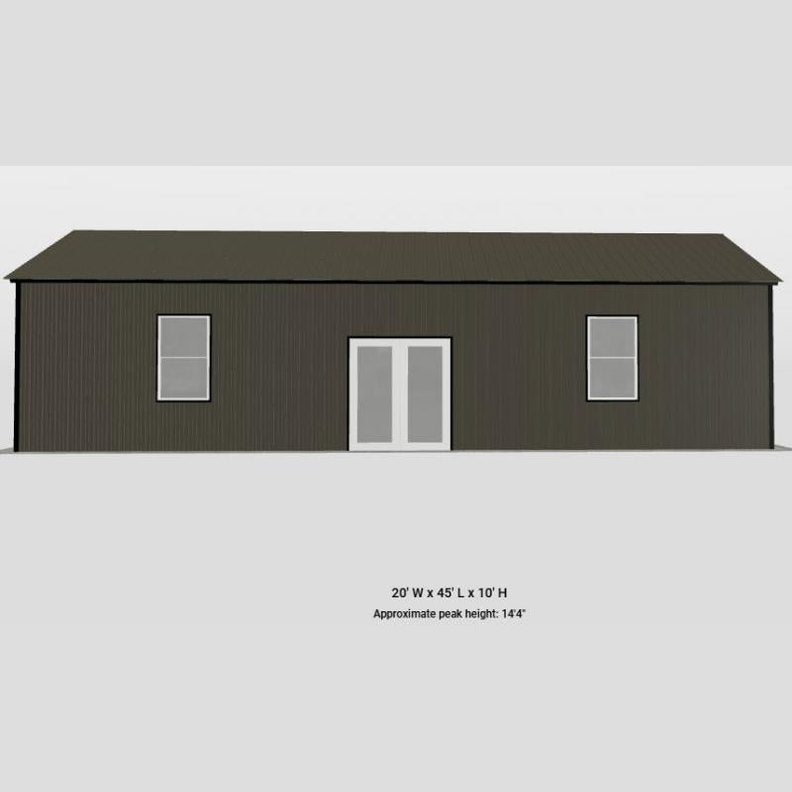 20' x 45' x 10' Guest Cottage, Barndominium