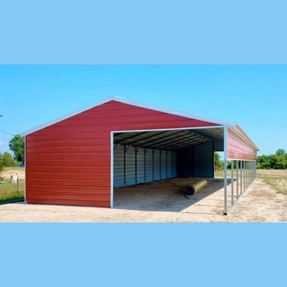 20' x 60' x 7' Loafing Shed Animal Shelter or Storage