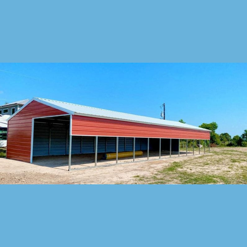 20' x 60' x 7' Loafing Shed Animal Shelter or Storage