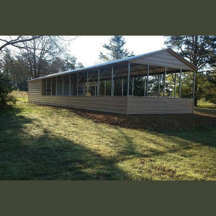 20' x 60' x 8' Chicken House with 10' Roost / Stor