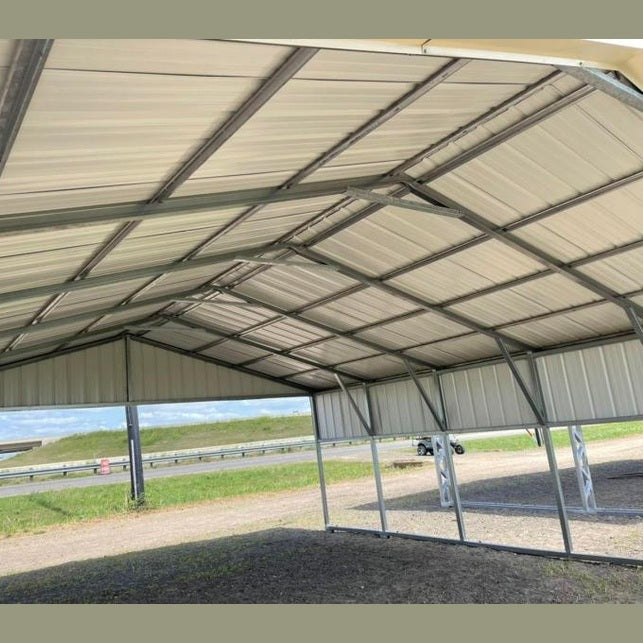 24' x 26' x 8' All Vertical Carport