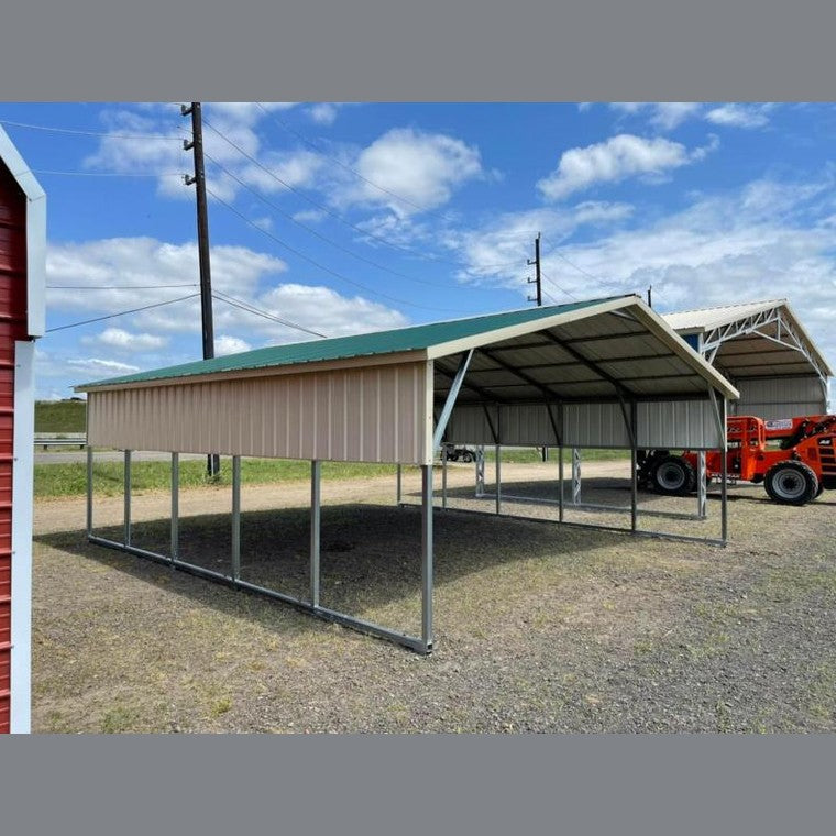 24' x 26' x 8' All Vertical Carport