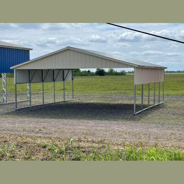 24' x 26' x 8' All Vertical Carport