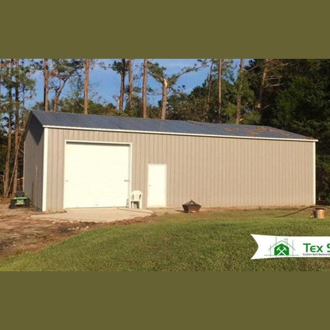 30' x 50' x 12' Standard Steel Building