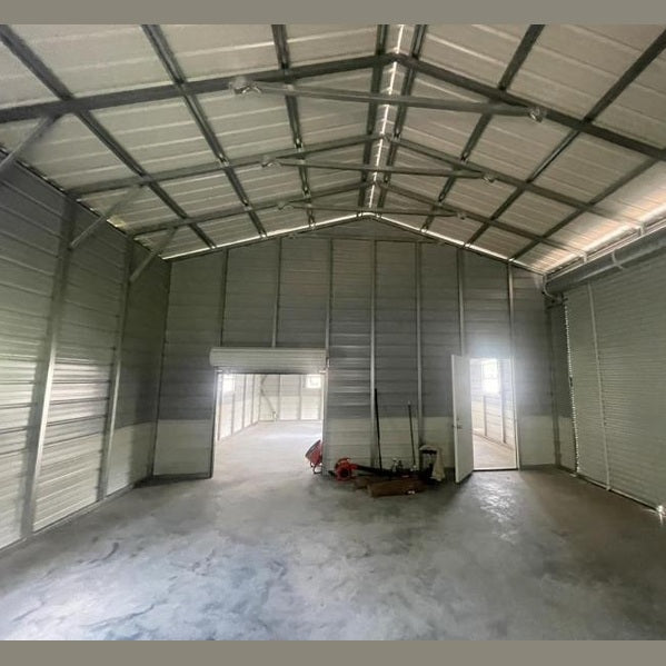24' x 50' x 12' Two Car Garage Workshop Combo