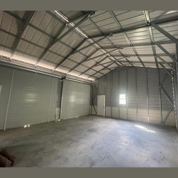 24' x 50' x 12' Two Car Garage Workshop Combo