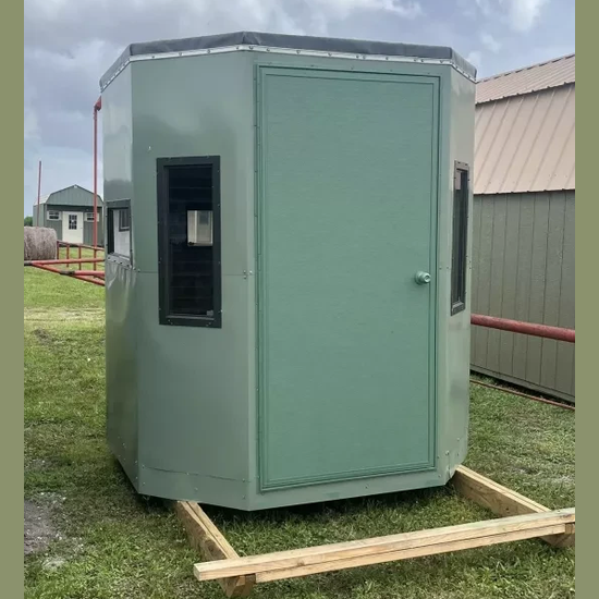 2025 General Shelters 6' x 6' Portable Deer Stand on Skids