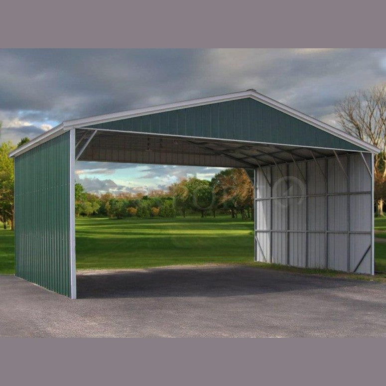 30' x 30' x 12' Vertical Roof Cover Carport