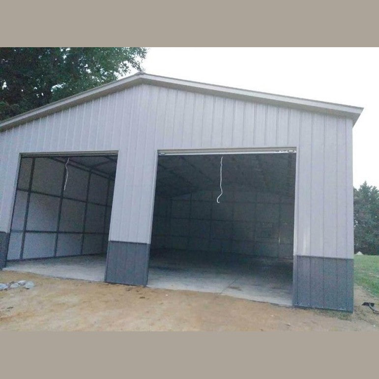 30' x 50' x 12' All-Vertical Garage Workshop