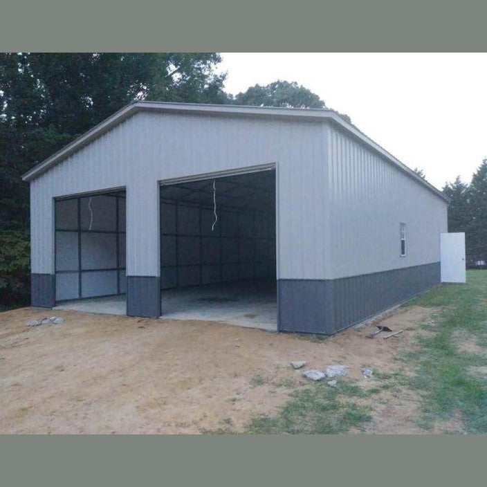 30' x 50' x 12' All-Vertical Garage Workshop
