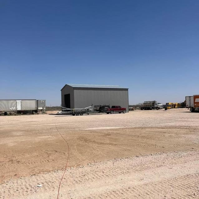 30' x 50' x 20' All Vertical Metal Building - Semi