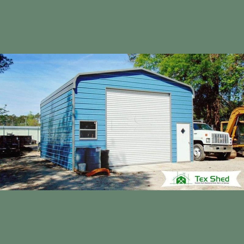 20' x 25' x 10' Garage Workshop Metal Building